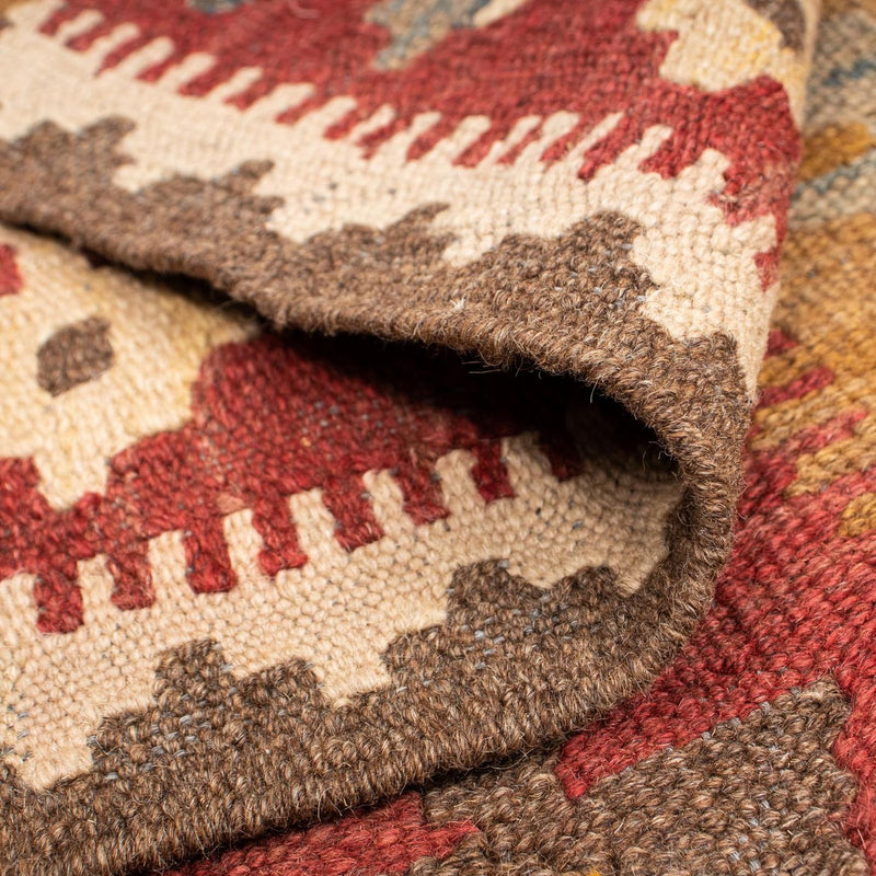 Kelim Rug - Splash - 201 x 153 cm - multicolored