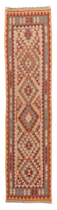 Runner Kelim Rug - Splash - 312 x 80 cm - multicolored