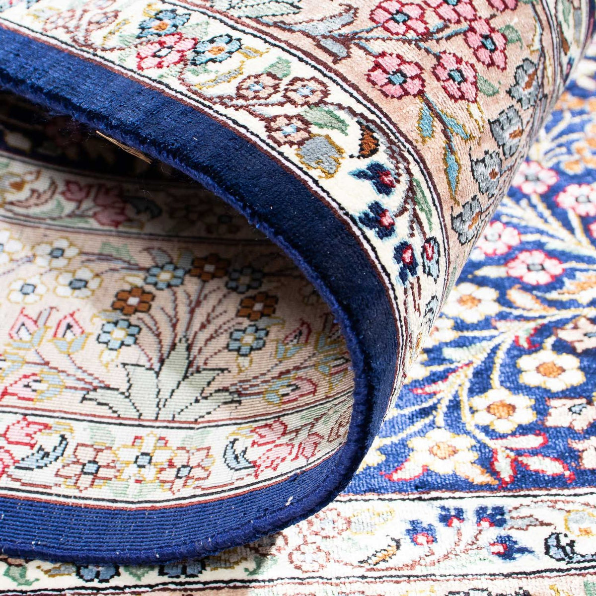 Perser Rug - Ghom - 119 x 82 cm - dark blue