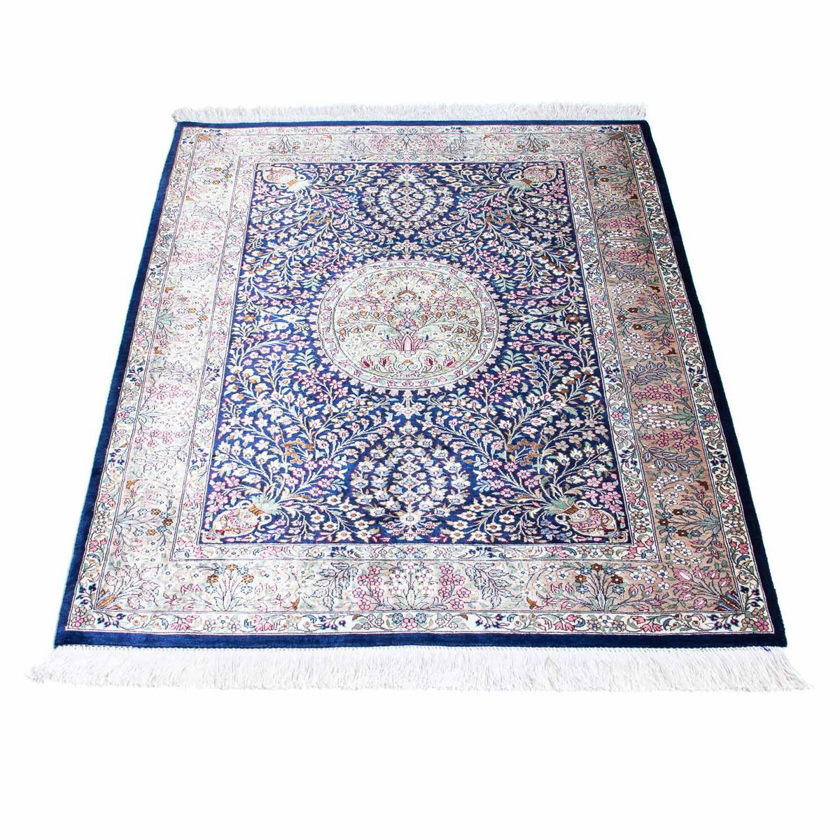 Perser Rug - Ghom - 119 x 82 cm - dark blue