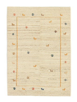 Gabbeh Rug - Perser - 143 x 97 cm - beige