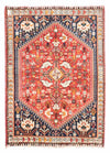 Shiraz Rug 110x154cm - Persian Rugs - Rectangle / Red / 110 x 154 cm Rectangle
