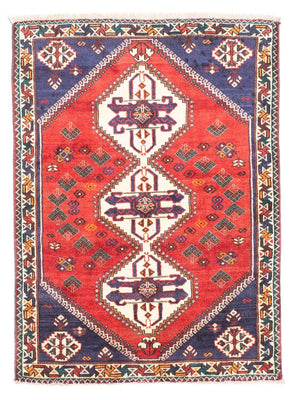 Perser Rug - Nomadic - 145 x 110 cm - dark red