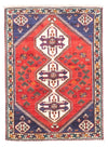Shiraz Rug 110x145cm - Persian Rugs - Rectangle / Dark Red / 110 x 145 cm Rectangle