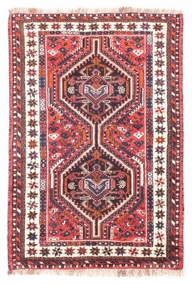 Perser Rug - Nomadic - 155 x 110 cm - red