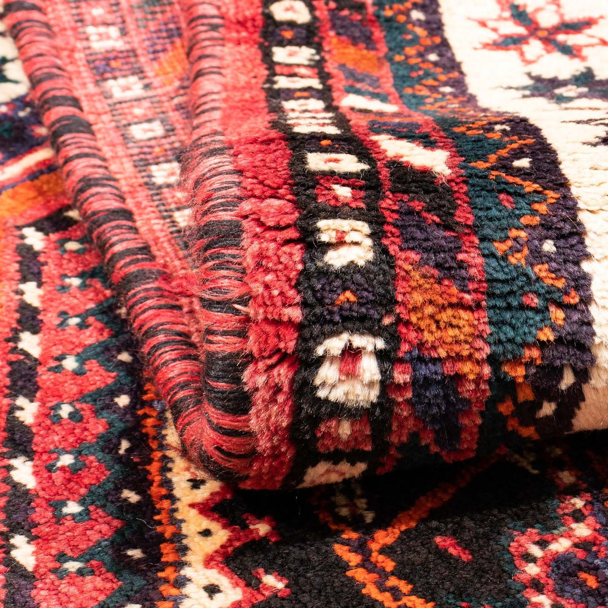 Perser Rug - Nomadic - 155 x 110 cm - red