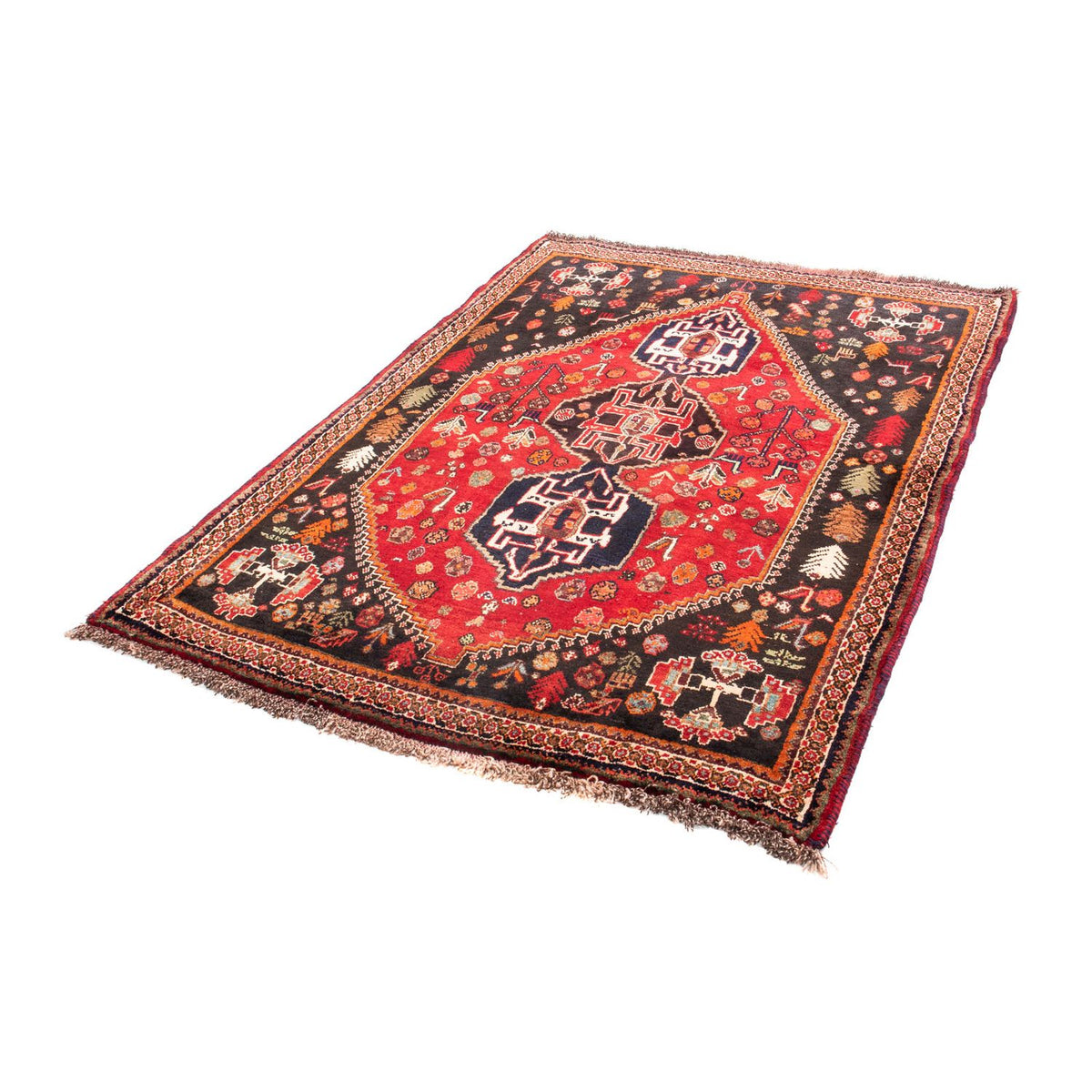 Perser Rug - Nomadic - 174 x 124 cm - dark red