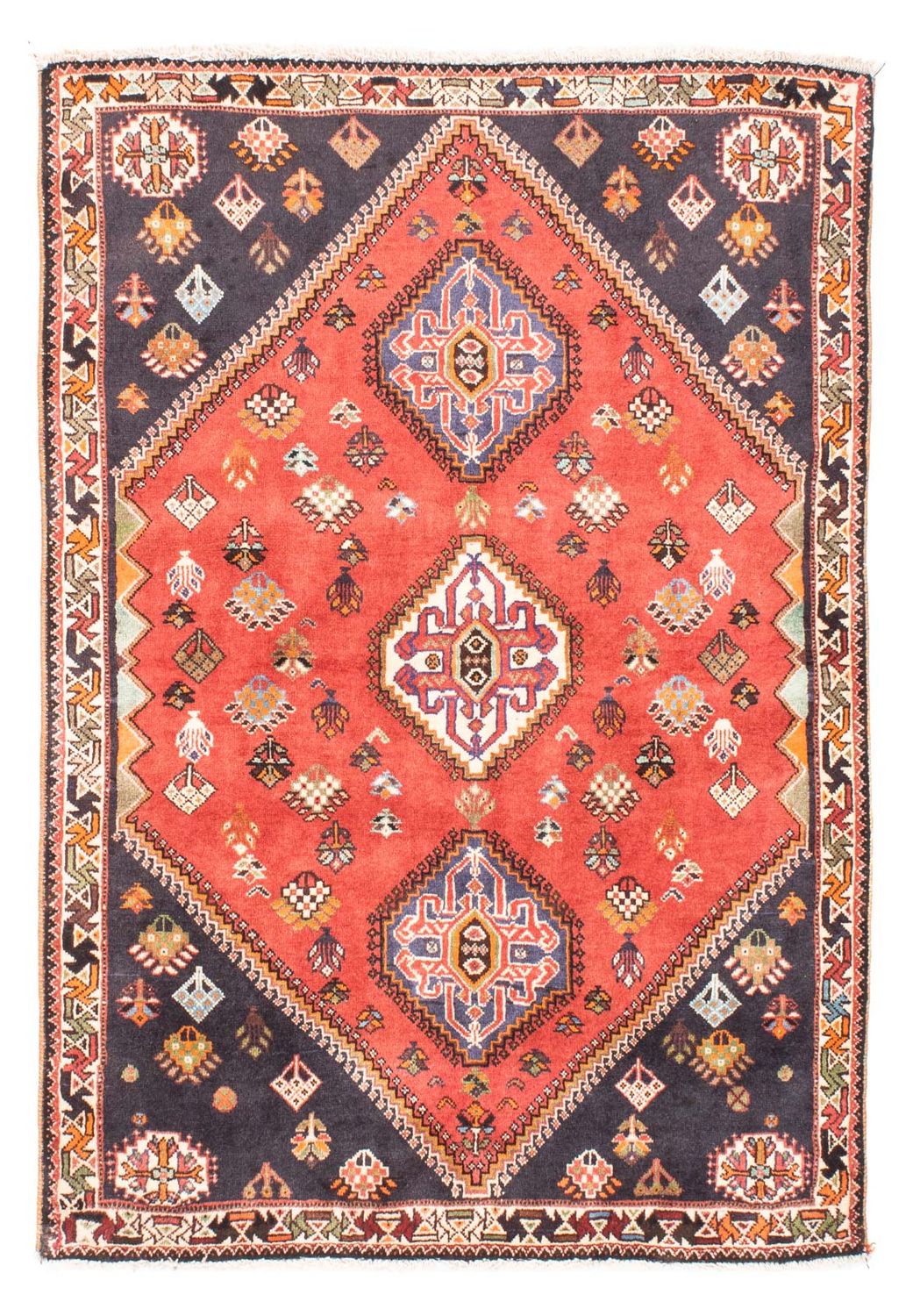 Perser Rug - Nomadic - 157 x 115 cm - light red