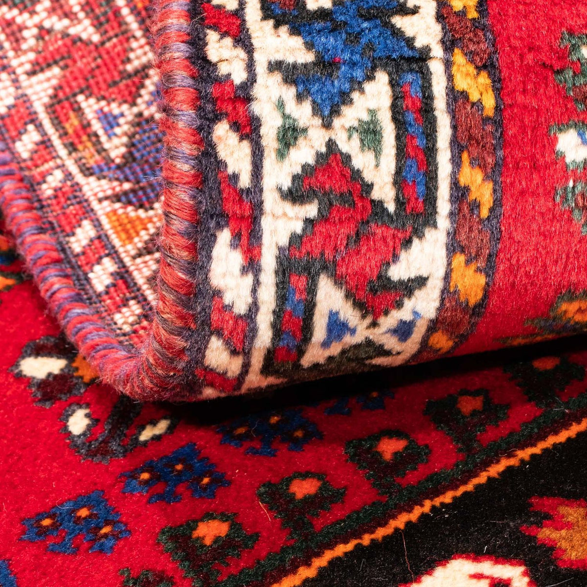 Perser Rug - Nomadic - 157 x 83 cm - dark red