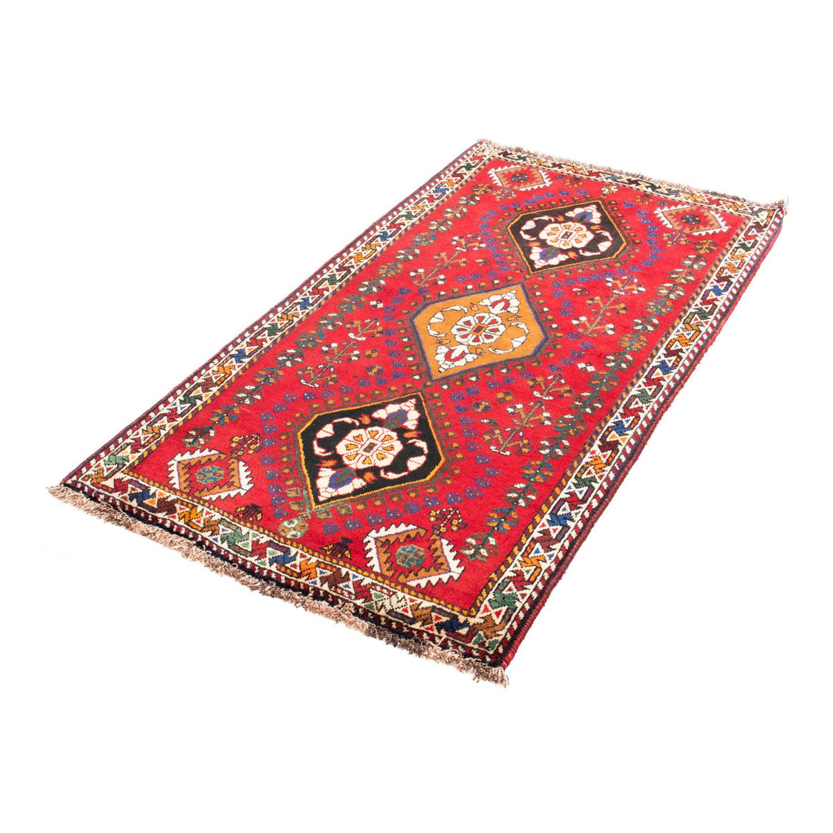 Perser Rug - Nomadic - 157 x 83 cm - dark red