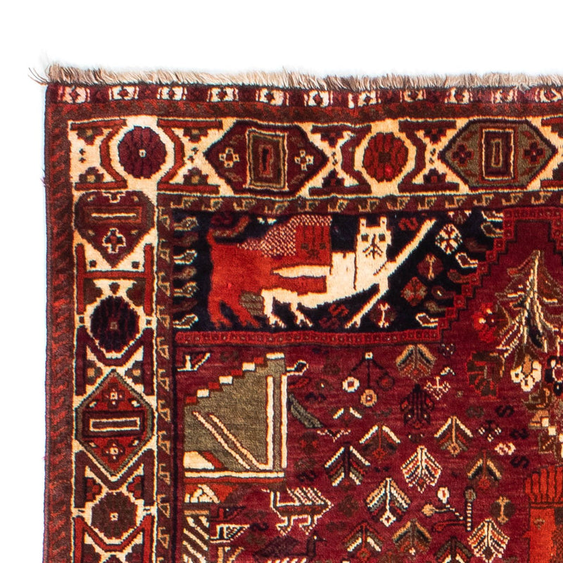 Perser Rug - Nomadic - 220 x 145 cm - dark red