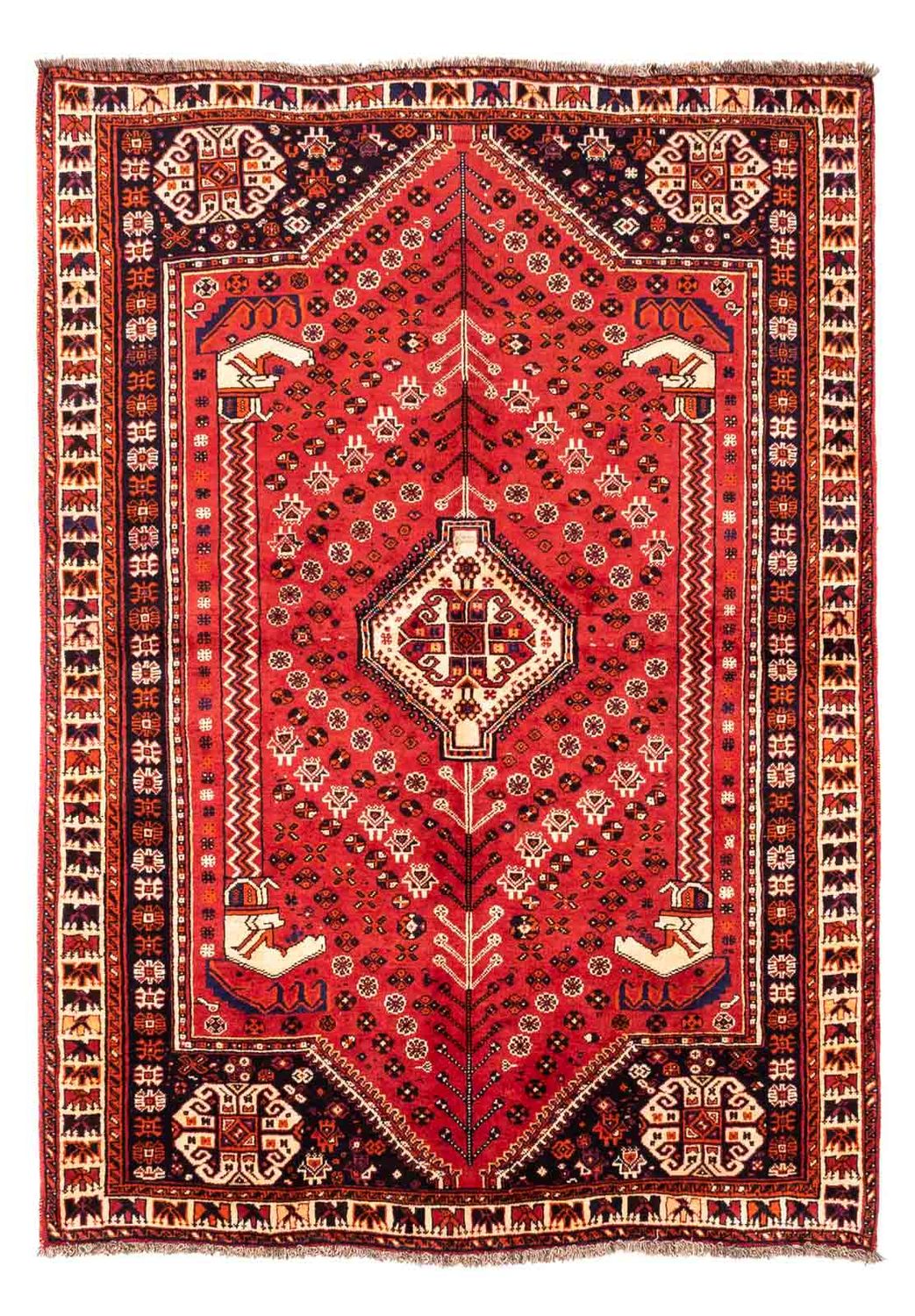 Perser Rug - Nomadic - 240 x 170 cm - dark red
