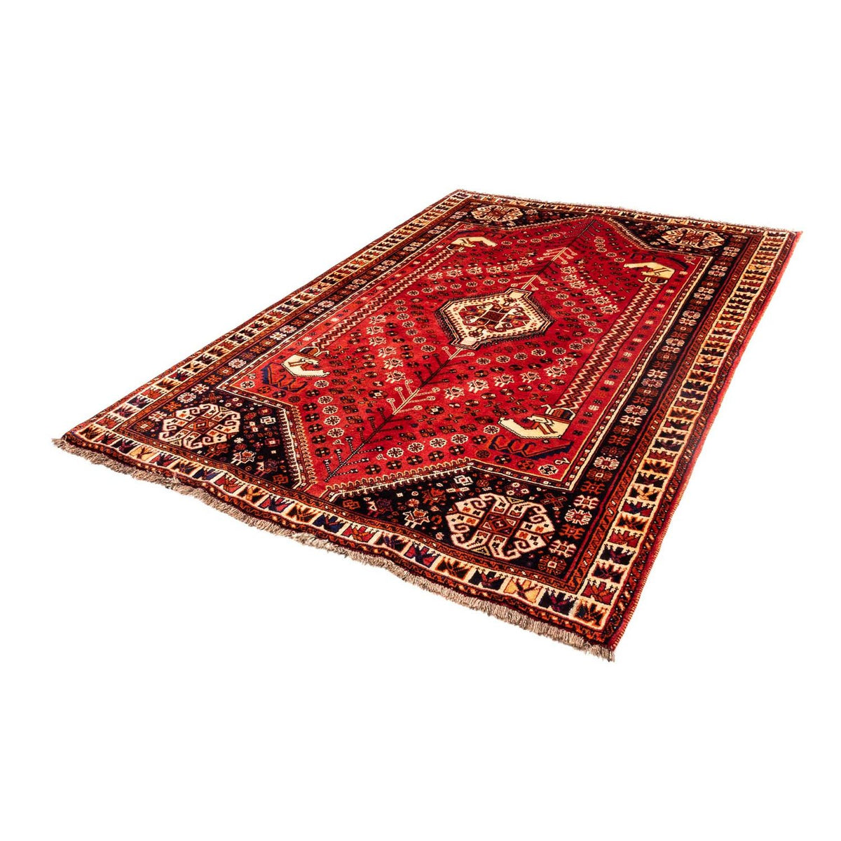 Perser Rug - Nomadic - 240 x 170 cm - dark red