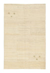 Persian Gabbeh Rug 112x174cm - Perserteppich Wollteppich - Rectangle / Beige / 112 x 174 cm Rectangle