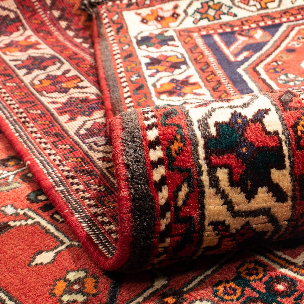 Perser Rug - Nomadic - 290 x 208 cm - dark red