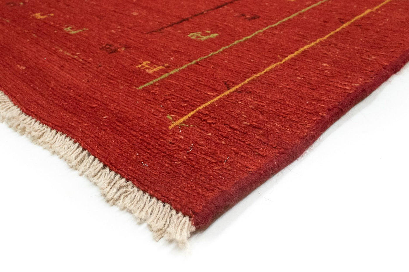 Persian Gabbeh Rug 195x151cm - Perserteppich Wollteppich