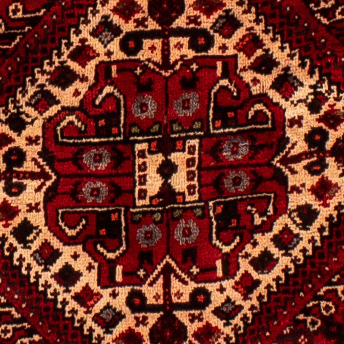 Perser Rug - Nomadic - 245 x 190 cm - dark red