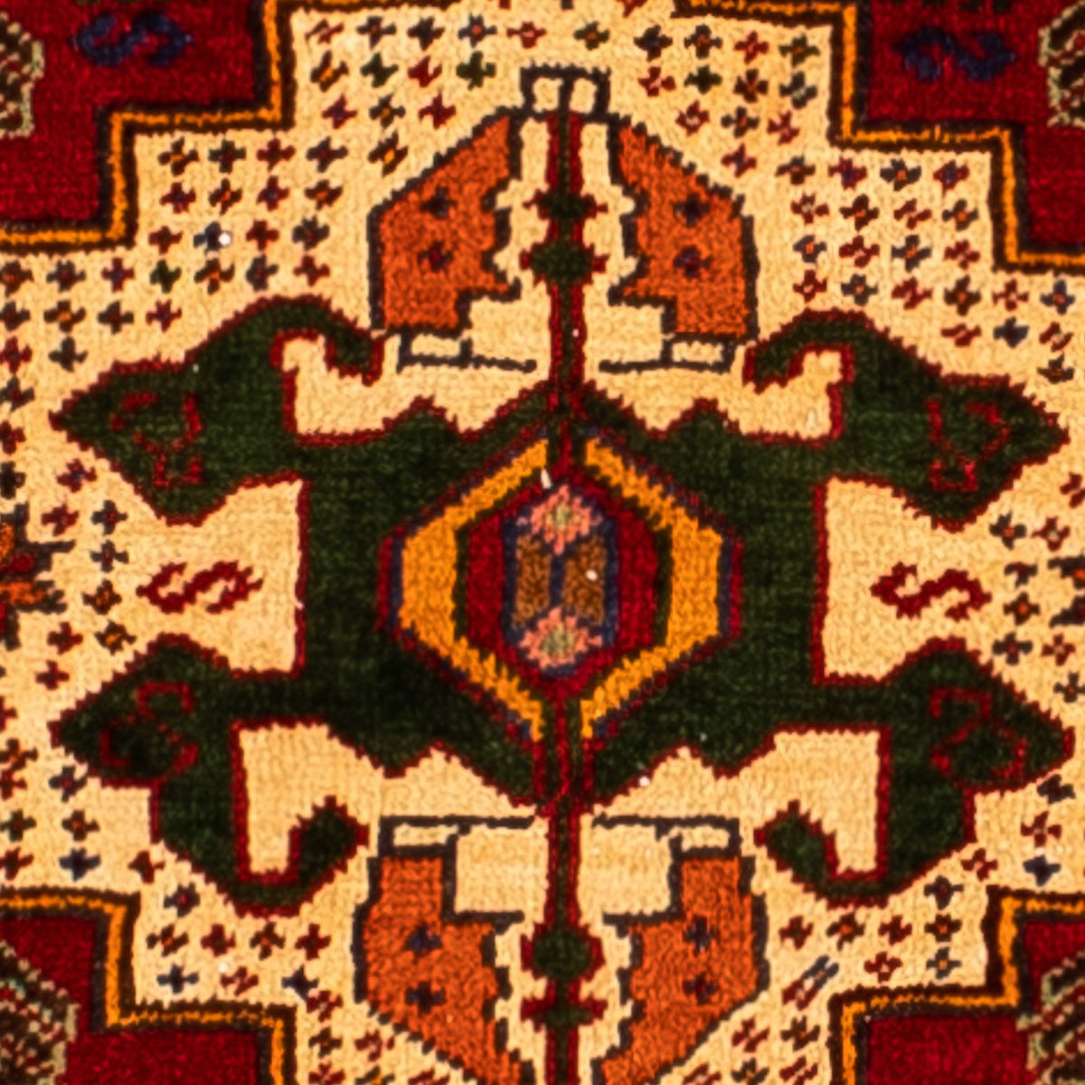 Perser Rug - Nomadic - 295 x 210 cm - dark red