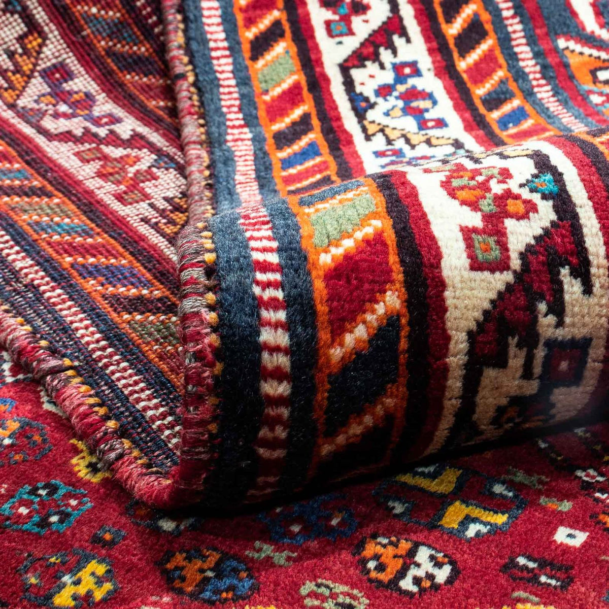 Perser Rug - Nomadic - 260 x 165 cm - dark red