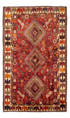 Perser Rug - Nomadic - 260 x 155 cm - dark red