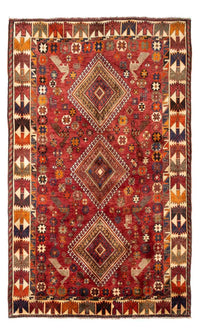 Perser Rug - Nomadic - 260 x 155 cm - dark red