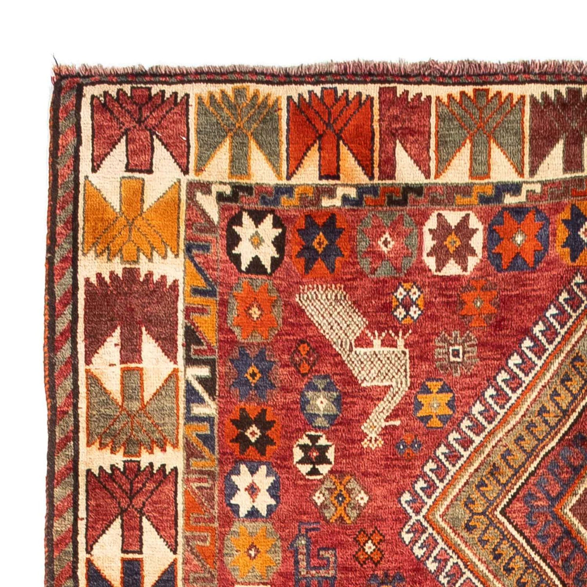 Perser Rug - Nomadic - 260 x 155 cm - dark red