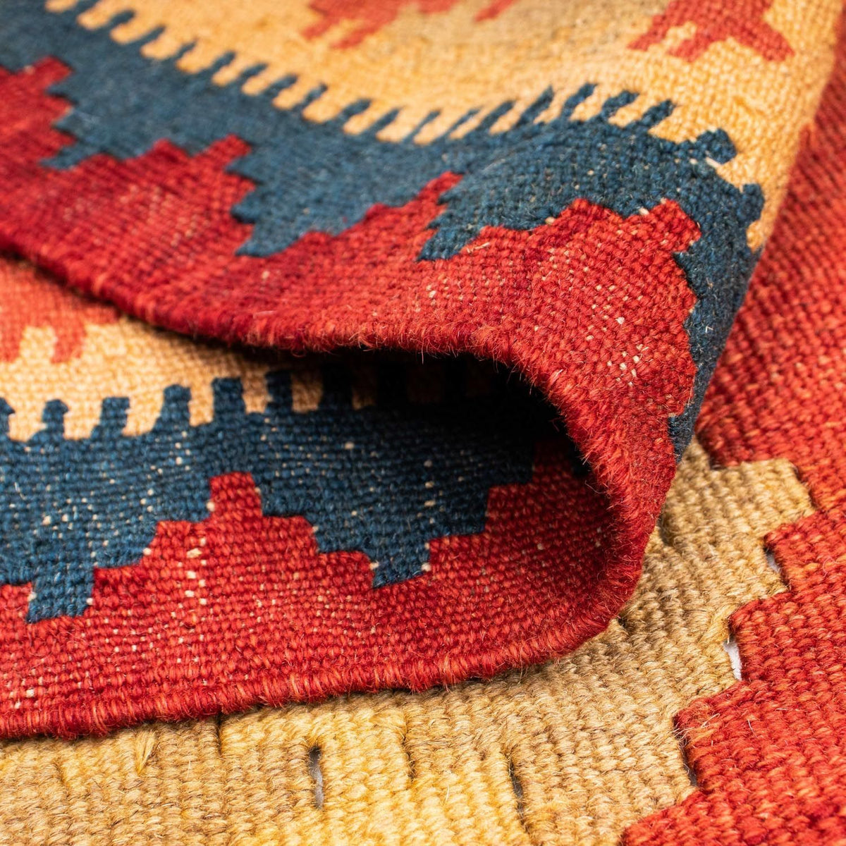 Kelim Rug - Oriental - 190 x 120 cm - orange