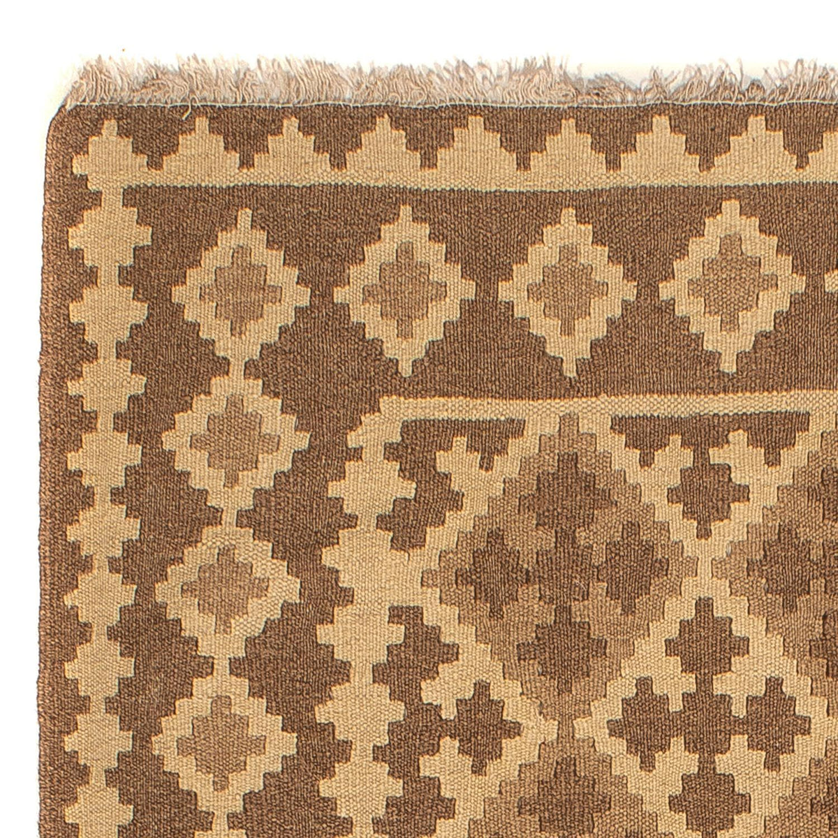 Kelim Rug - Oriental - 190 x 145 cm - light brown