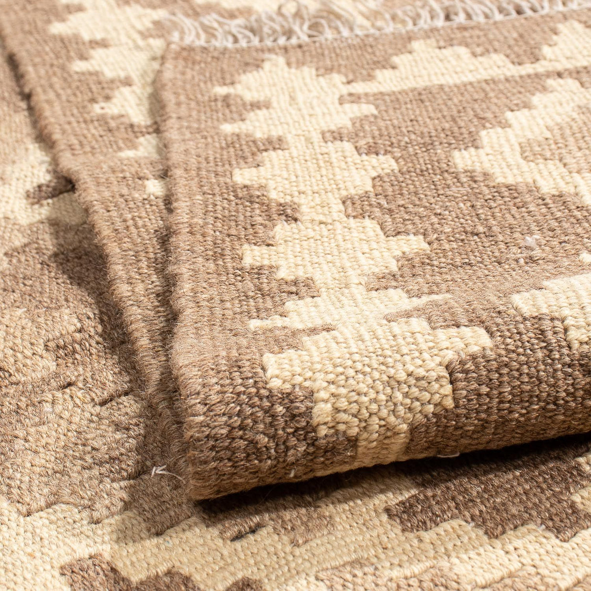 Kelim Rug - Oriental - 190 x 145 cm - light brown