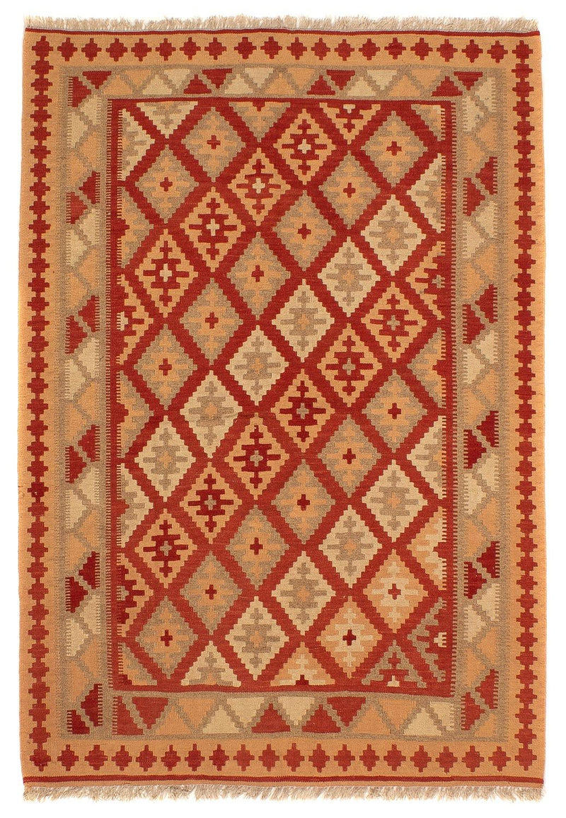 Kelim Rug - Oriental - 200 x 148 cm - red