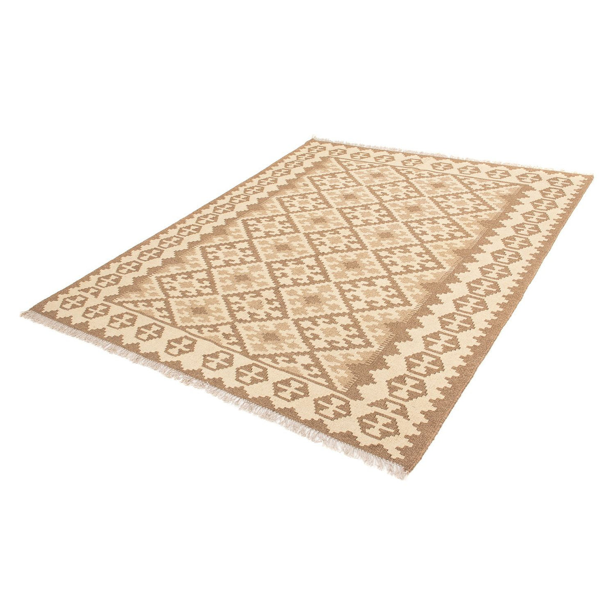 Kelim Rug - Oriental - 205 x 153 cm - light brown