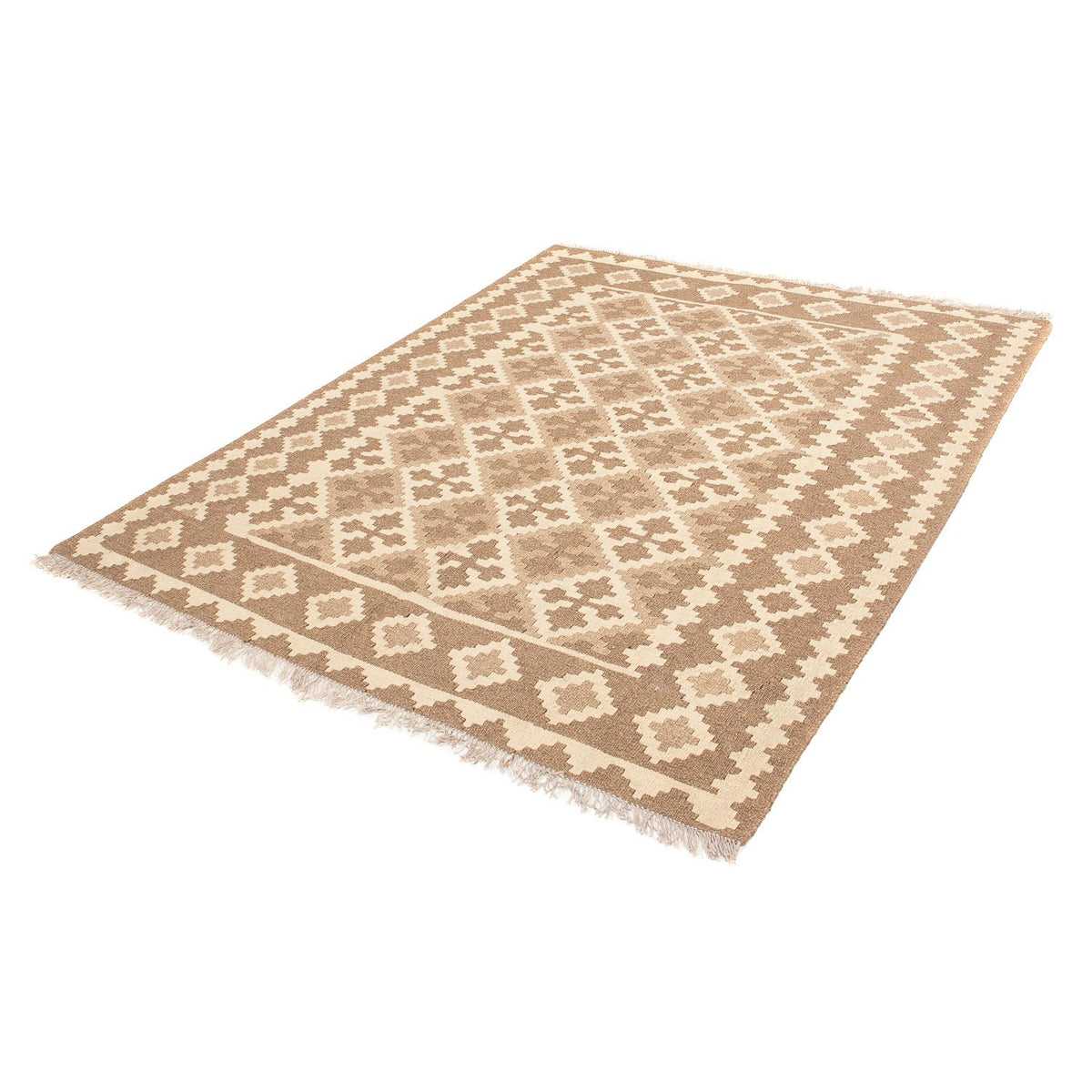 Kelim Rug - Oriental - 188 x 148 cm - light brown