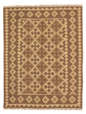 Kelim Rug - Oriental - 192 x 145 cm - light brown