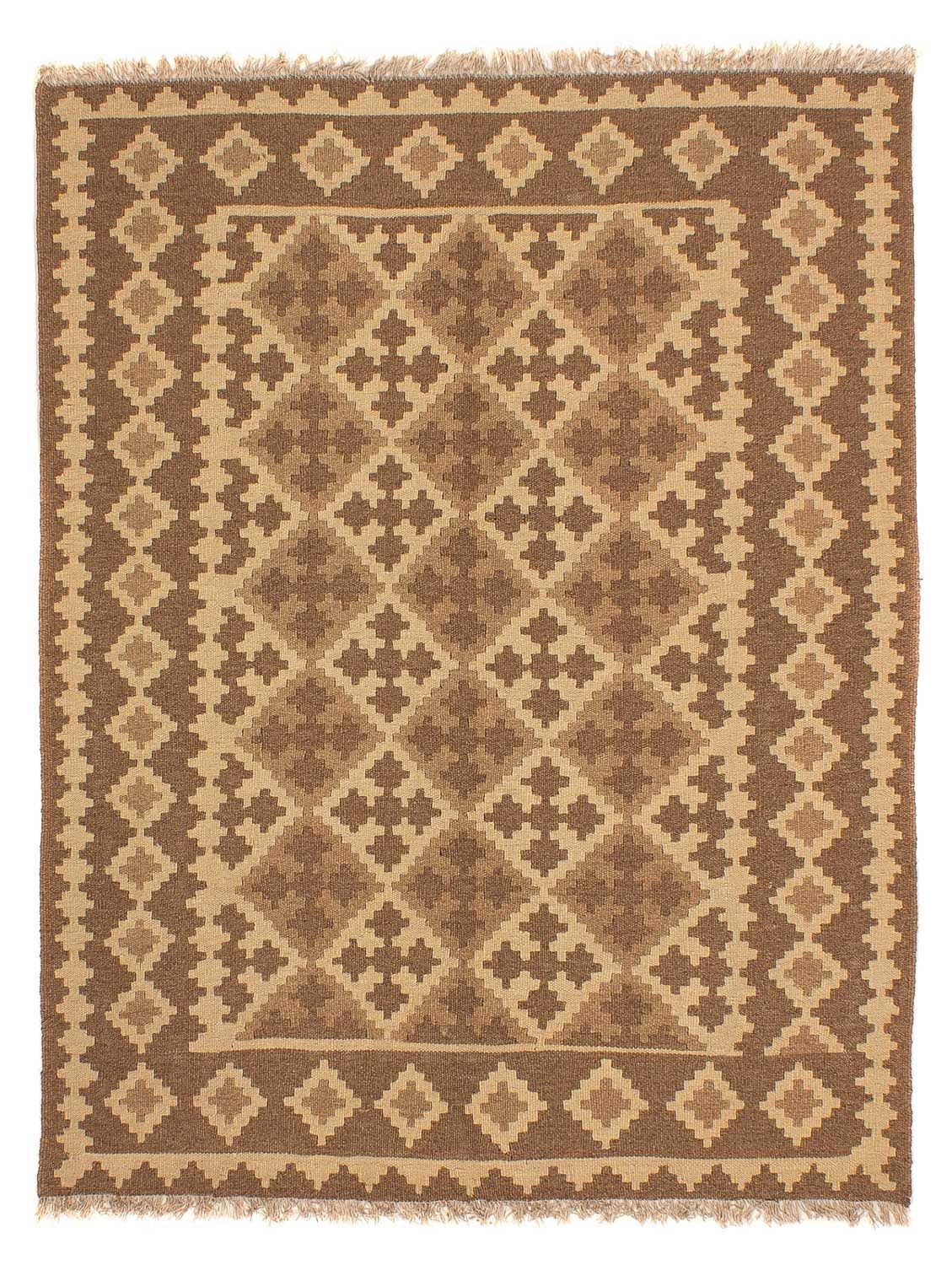 Kelim Rug - Oriental - 192 x 145 cm - light brown
