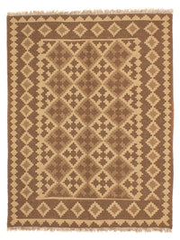 Kelim Rug - Oriental - 192 x 145 cm - light brown
