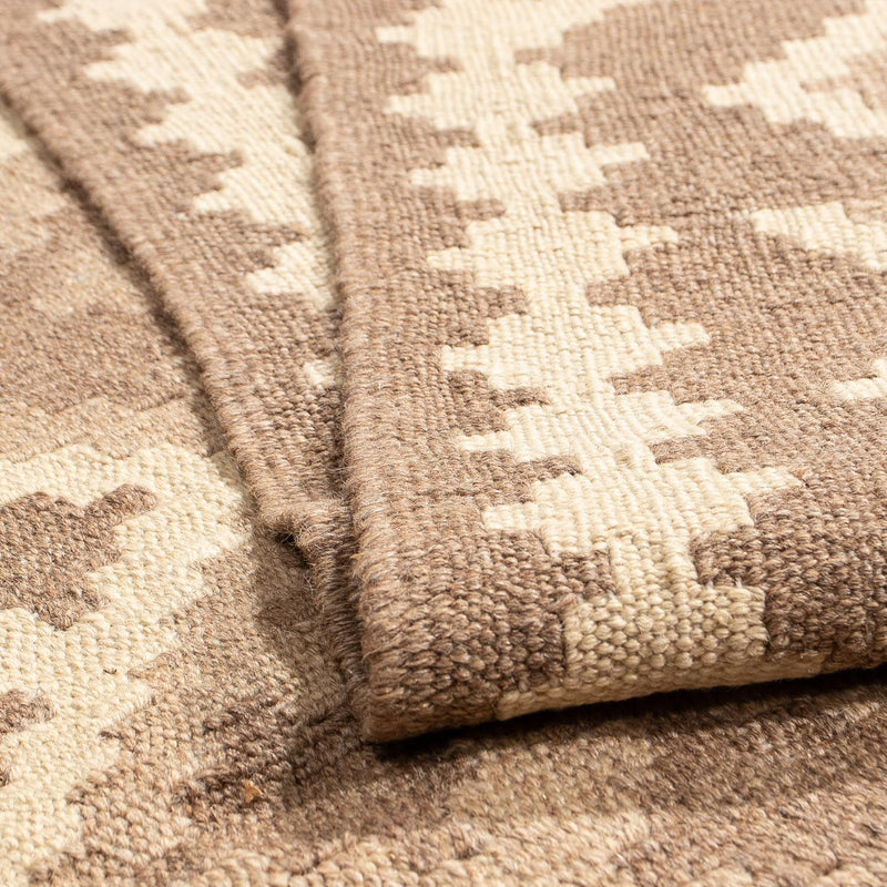 Kelim Rug - Oriental - 192 x 145 cm - light brown