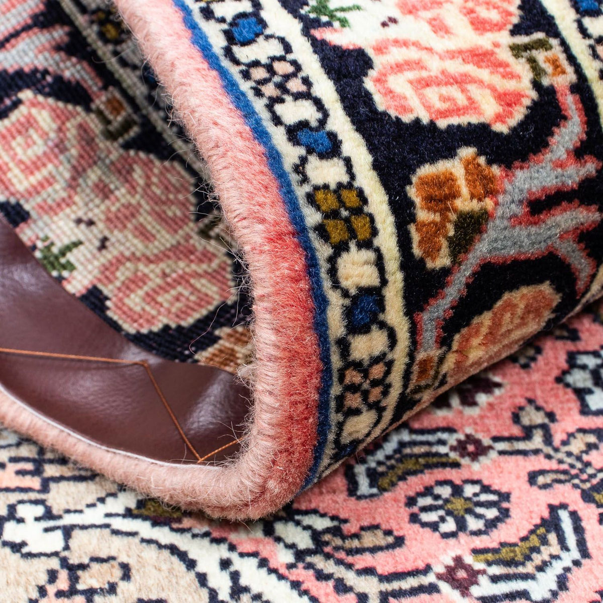 Perser Rug - Nomadic - 123 x 75 cm - light red