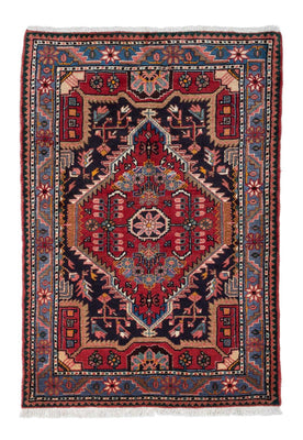 Perser Rug - Nomadic - 136 x 89 cm - dark blue
