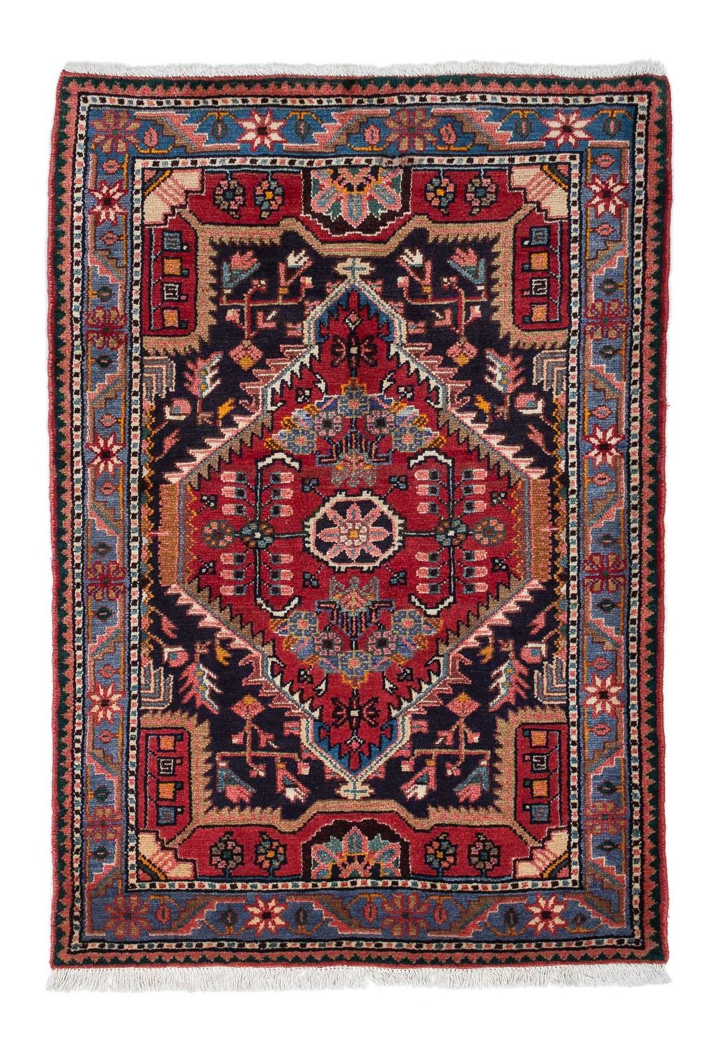 Perser Rug - Nomadic - 136 x 89 cm - dark blue