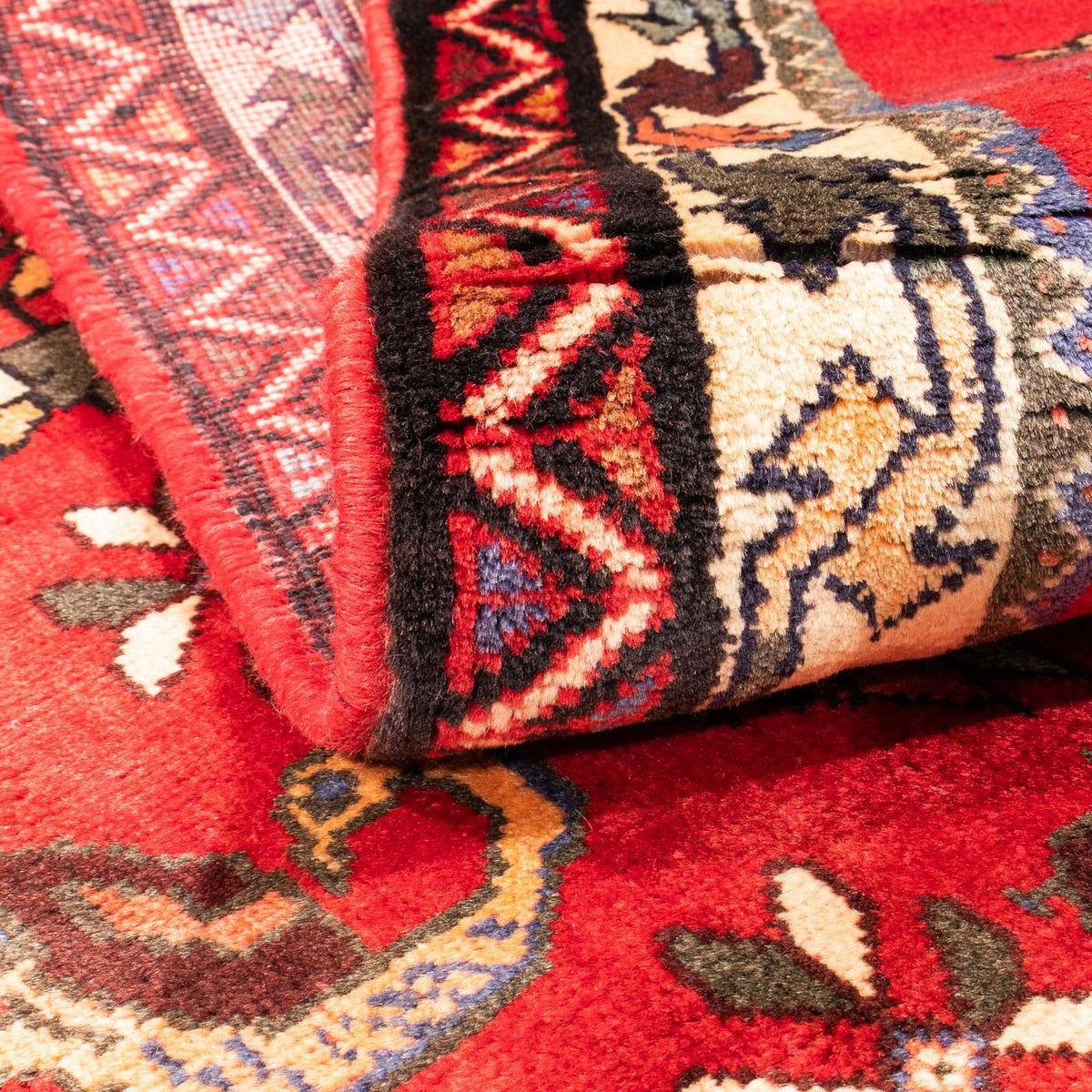 Perser Rug - Nomadic - 158 x 123 cm - dark red