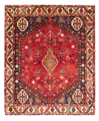 Perser Rug - Nomadic - 162 x 130 cm - dark red
