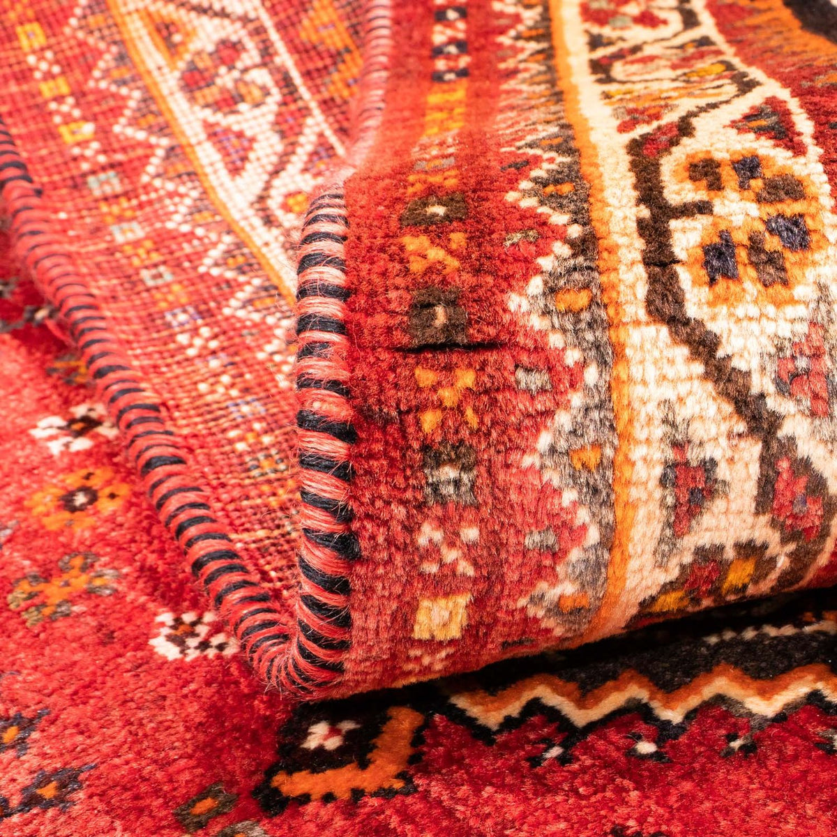 Perser Rug - Nomadic - 158 x 118 cm - dark red