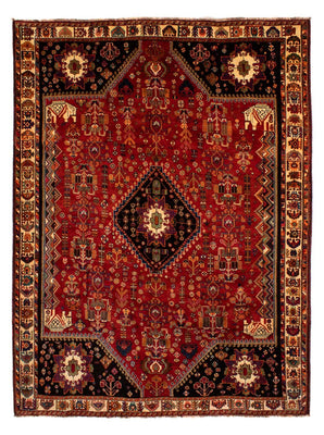 Perser Rug - Nomadic - 300 x 220 cm - dark red