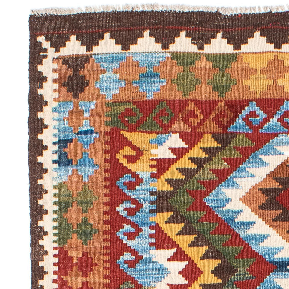 Kelim Rug - Oriental - 201 x 102 cm - multicolored