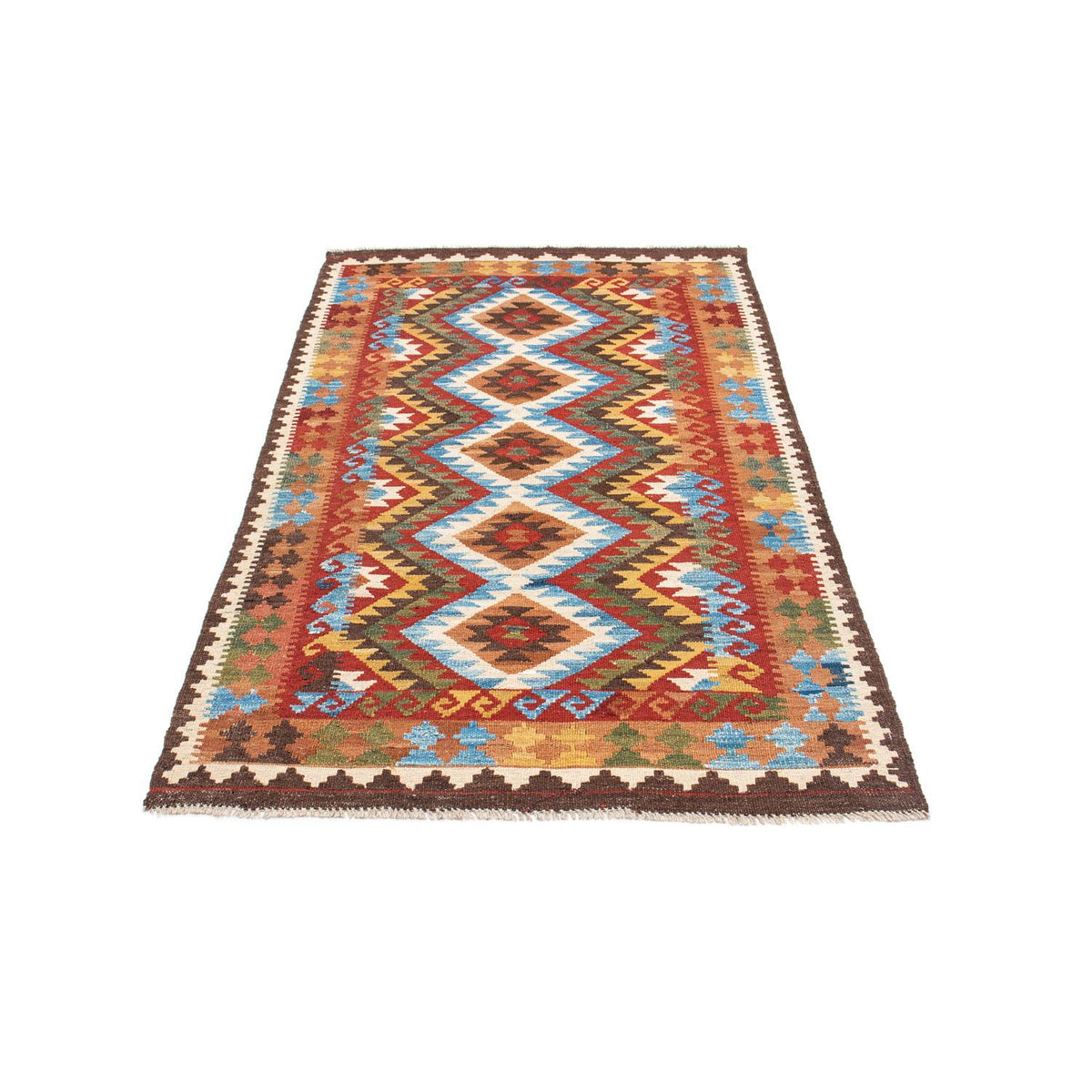 Kelim Rug - Oriental - 201 x 102 cm - multicolored