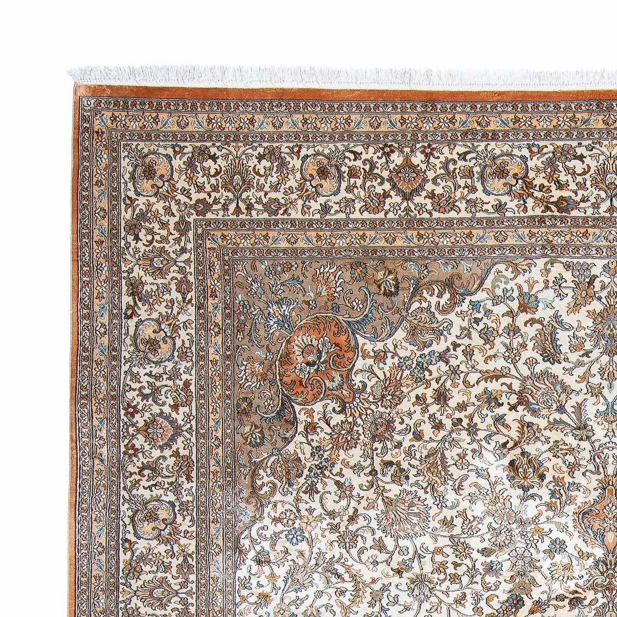 Kashmir Silk Rug 241x304cm - Oriental Rug
