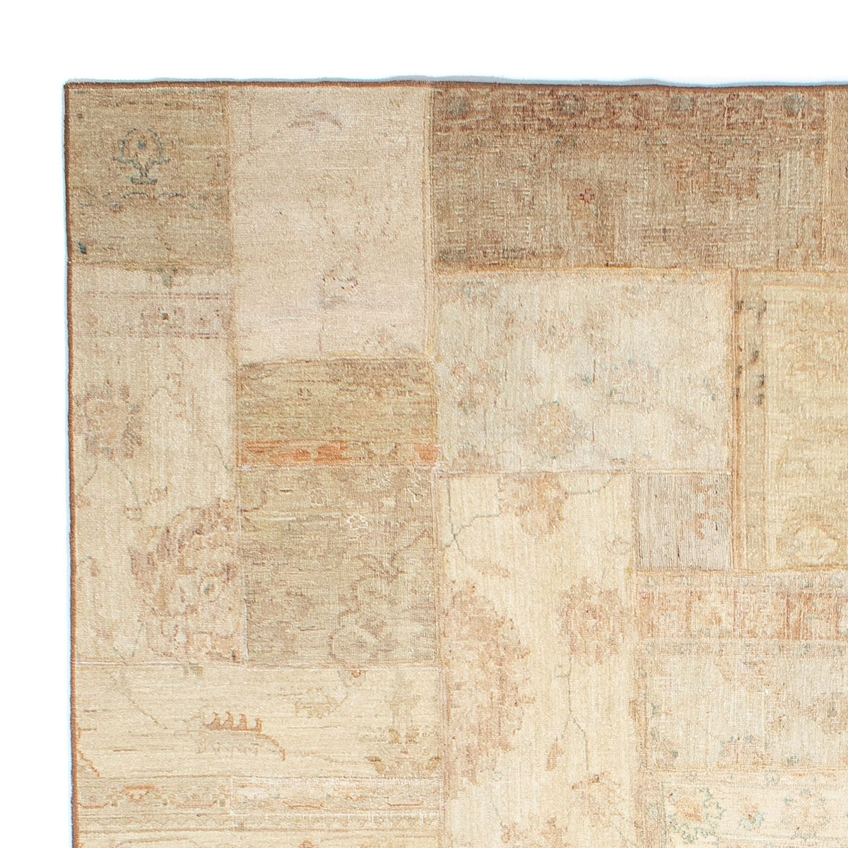 Patchwork Rug 236x299cm - Perserteppich Wollteppich