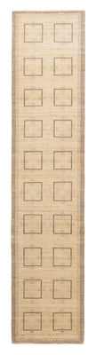 Runner Gabbeh Rug - Loribaft Perser - 345 x 75 cm - beige