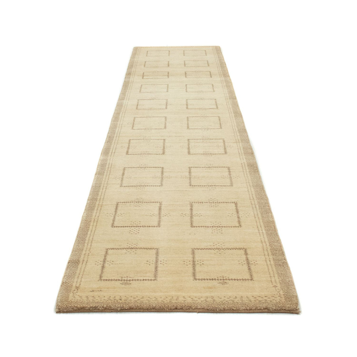Runner Gabbeh Rug - Perser - 345 x 75 cm - beige