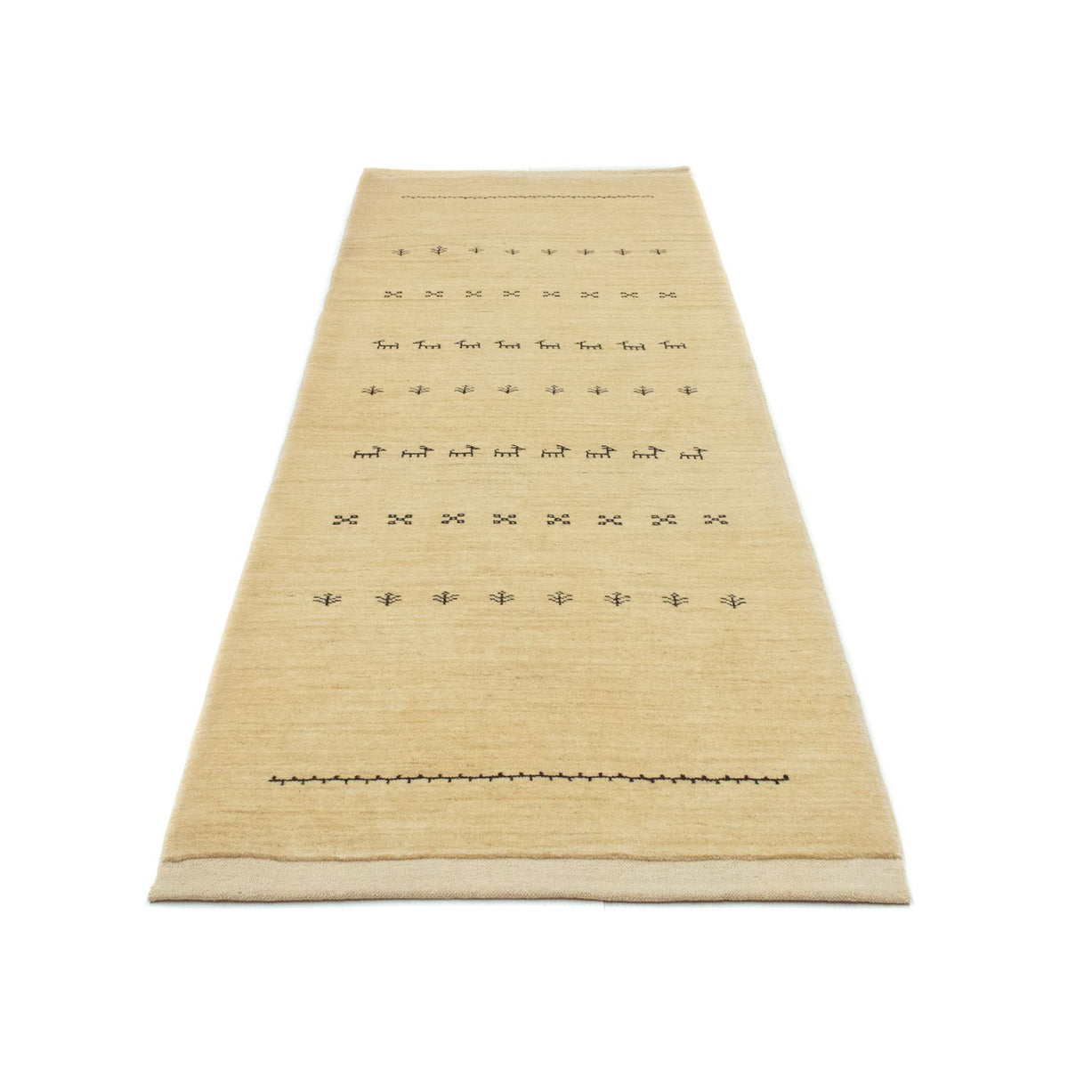 Runner Gabbeh Rug - Perser - 255 x 85 cm - multicolored